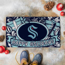 Seattle Kraken Holiday PVC Mat, 28"x16"