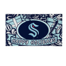 Seattle Kraken Holiday PVC Mat, 28"x16"