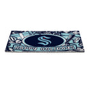 Seattle Kraken Holiday PVC Mat, 28"x16"