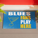 St Louis Blues 2025 Fan PVC Mat, 28"x16"