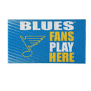 St Louis Blues 2025 Fan PVC Mat, 28"x16"