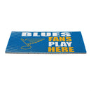 St Louis Blues 2025 Fan PVC Mat, 28"x16"