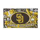 San Diego Padres Holiday PVC Mat, 28"x16"