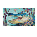 Seaside Retreat PVC Trapper Mat, Alligator, 28"x16"
