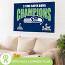 Seattle Seahawks, Superbowl Multi Win, Football 3x5 Flag