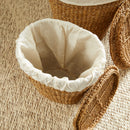 NAPA Home & Garden, SEAGRASS OVAL HAMPER WITH LINING, SET OF 2,SG2032