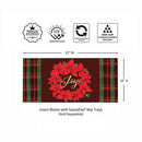 Plaid Joy Wreath Sassafras Switch Mat