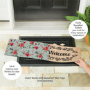 VivaStyle Poinsettia Bliss Sassafras Switch Mat, 22"Lx10"H