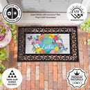 Happy Easter Egg Wreath Sassafras Switch Mat