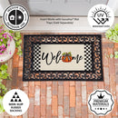 Checkered Bow Pumpkin Sassafras Switch Mat