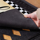 Welcome Red Geranium Check Sassafras Switch Mat