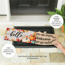 Hello Fall Pumpkin & Leaves Sassafras Switch Mat