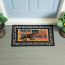 Red White & Bloom Flocked Coir Sassafras Switch Mat, "250 USA", 22"x10"