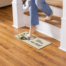 Bless Our Nest Floral Wreath Sassafras Switch Mat