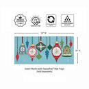 Heartfelt Cheer Vibrant Ornaments Sassafras Mat