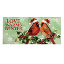 Snowbirds Sassafras Switch Mat, Love Warms Winter