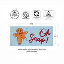 Gingerbread Oh Snap! Sassafras Switch Mat