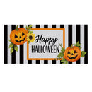 Happy Halloween Striped Jack O' Lanterns Sassafras Switch Mat