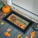Grateful Gatherings Turkey Flocked Coir Sassafras Switch Mat,  22"x10"