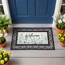 Welcome Blue Wildflower Sassafras Switch Mat