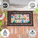Colorful Egg Welcome Sassafras Switch Mat