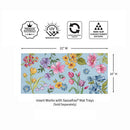 Hop Into Spring Floral Pattern Sassafras Switch Mat