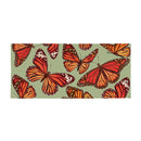 Grateful Gatherings Butterfly Flocked Coir Sassafras Switch Mat,22"x10"
