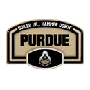 Purdue University USA Embossed Steel Wall Sign, 11" x 17"