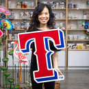 Texas Rangers Layered Metal Wall Art