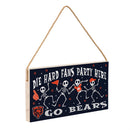 Chicago Bears Halloween Wood Wall Sign, 6x11