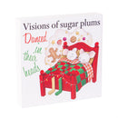 Twas The Night Figurine, Wood Tabletop Sign, 4"H, Asst of 3, CDU