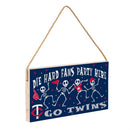 Minnesota Twins Halloween Wood Wall Sign, 6x11