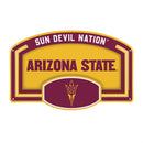 Arizona State University USA Embossed Steel Wall Sign, 11" x 17"