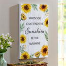 Harvest Blossom Sunflower Indoor Wall Decor, "Sunshine", 24"x16"