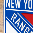 New York Rangers Layered Metal Wall Art