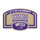 Western Carolina University USA Embossed Steel Wall Sign, 11" x 17"
