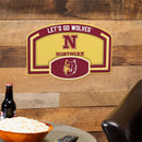 Northern State University USA Embossed Steel Wall Sign, 11" x 17"