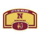 Northern State University USA Embossed Steel Wall Sign, 11" x 17"