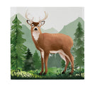 High Country Wilderness Indoor Wall Decor, Wood, Deer, 12"x12"