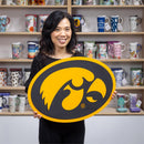 University of Iowa Layered Metal Wall Art
