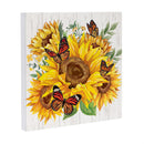 Harvest Blossom Sunflower Indoor Wall Decor, 12"x12"