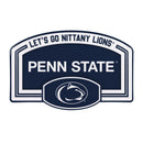Penn State USA Embossed Steel Wall Sign, 11" x 17"