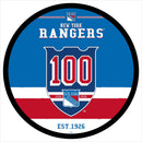 New York Rangers, 100 Anniversary Edge Lite 23" Round, LED Wall Sign