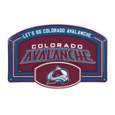 Colorado Avalanche USA Embossed Steel Wall Sign, 11" x 17"