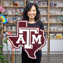 Texas A&M Layered Metal Wall Art