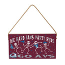 Colorado Avalanche Halloween Wood Wall Sign, 6x11