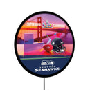 Seattle Seahawks, Super Bowl 60, LED Wall Decor, Football Round, 23"