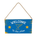 St Louis Blues 2025 Wood Wall Sign, 6x11