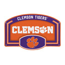 Clemson University USA Embossed Steel Wall Sign, 11" x 17"