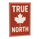 Canada Strong Vintage Indoor Wall Decor, Wood, "True North", 24"x16"